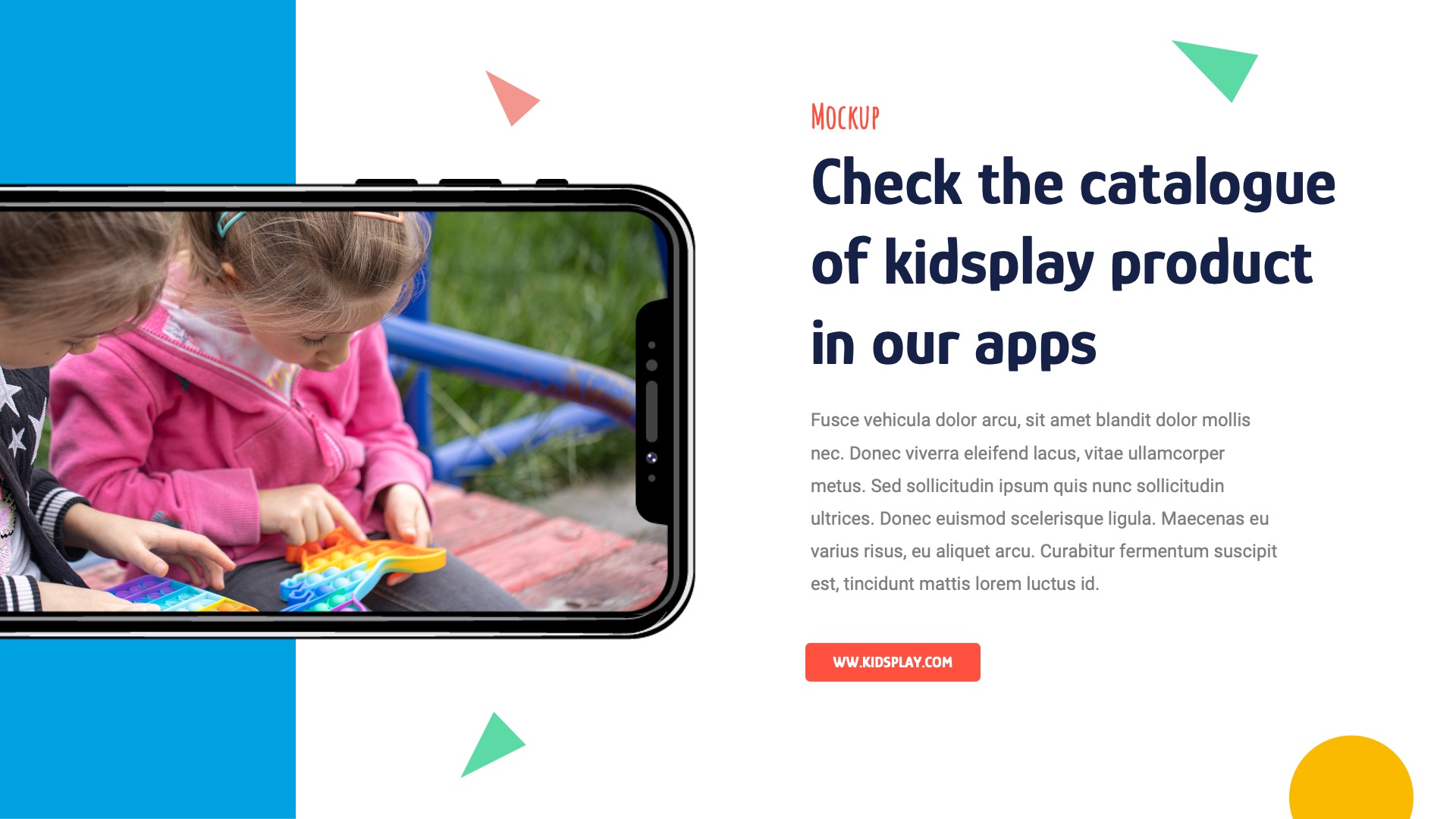 KIDSPLAY Fun Games & Kids Education Google Slides Template