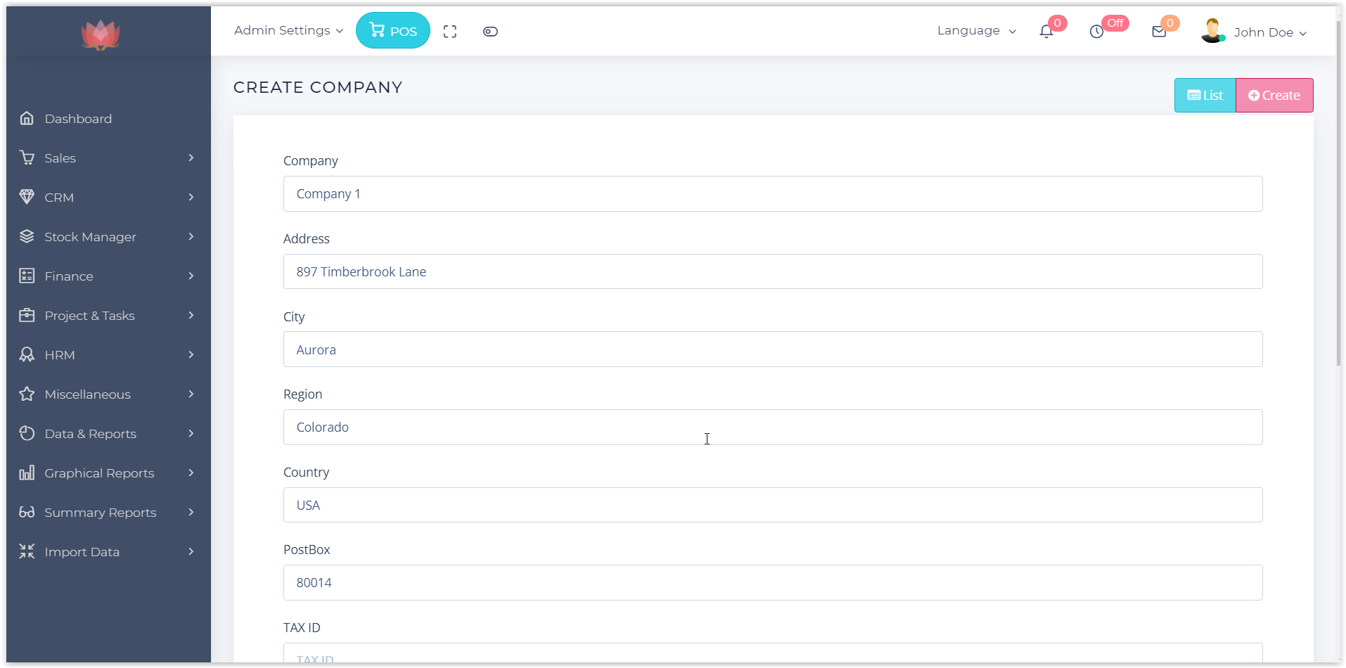 Multi Company Module for Rose Business Suite by UltimateKode CodeCanyon