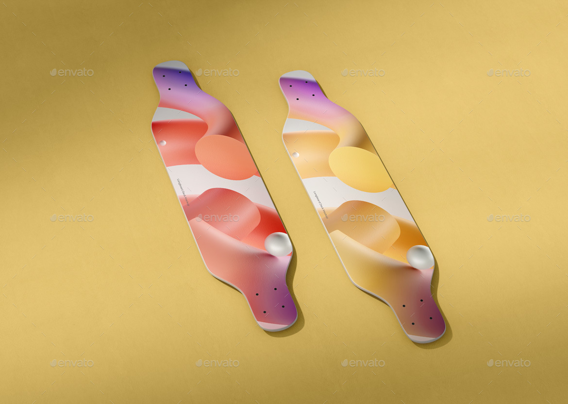 Longboard Deck Mockup Scenes, Graphics GraphicRiver
