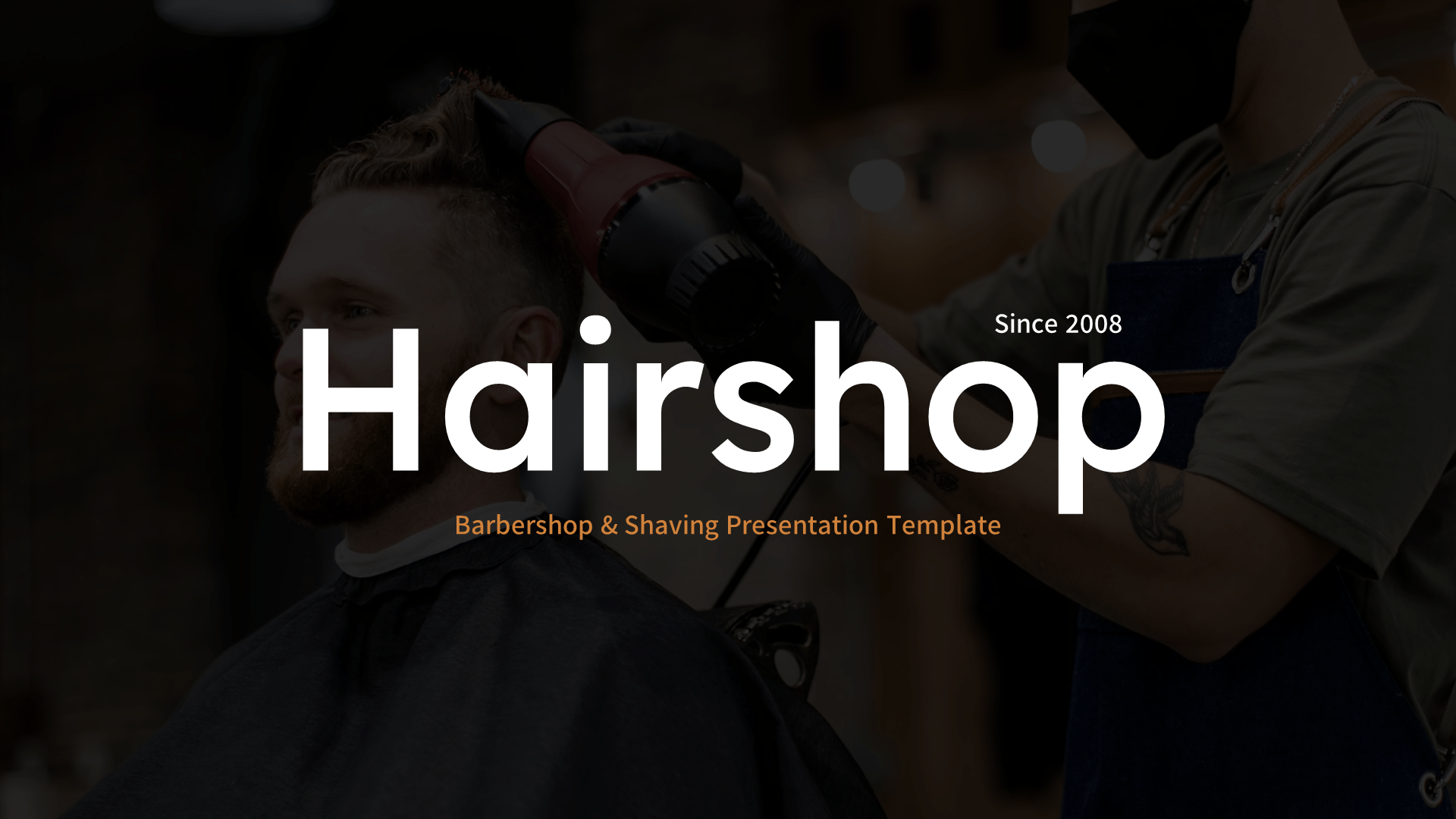 & Shaving Google Slides Template, Presentation