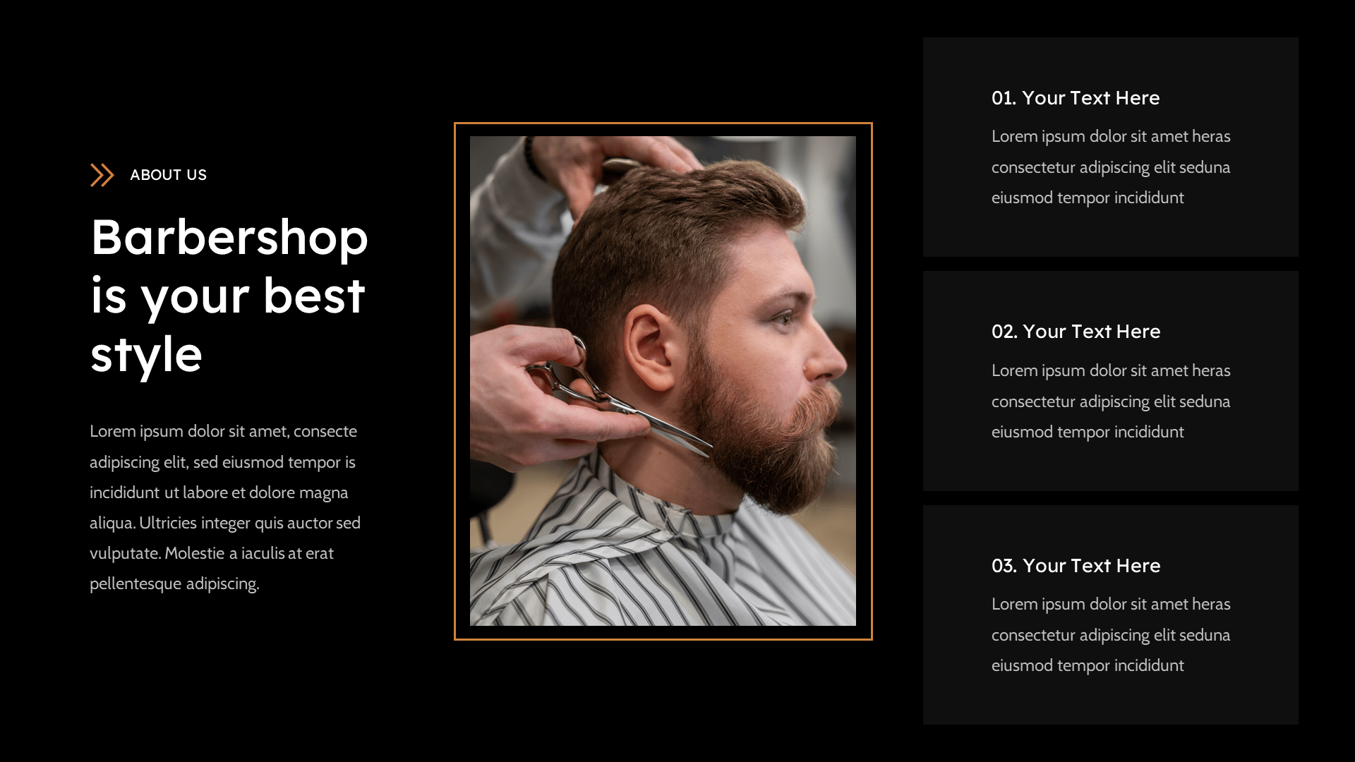 & Shaving Google Slides Template by pointslide