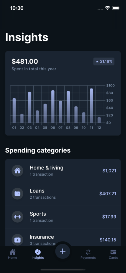 Banking One Mobile App Template Ionic 6 Capacitor 3
