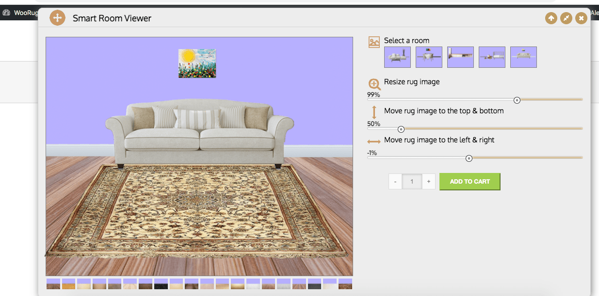 Rugs Virtual Try on Floors WordPress by Go CodeCanyon