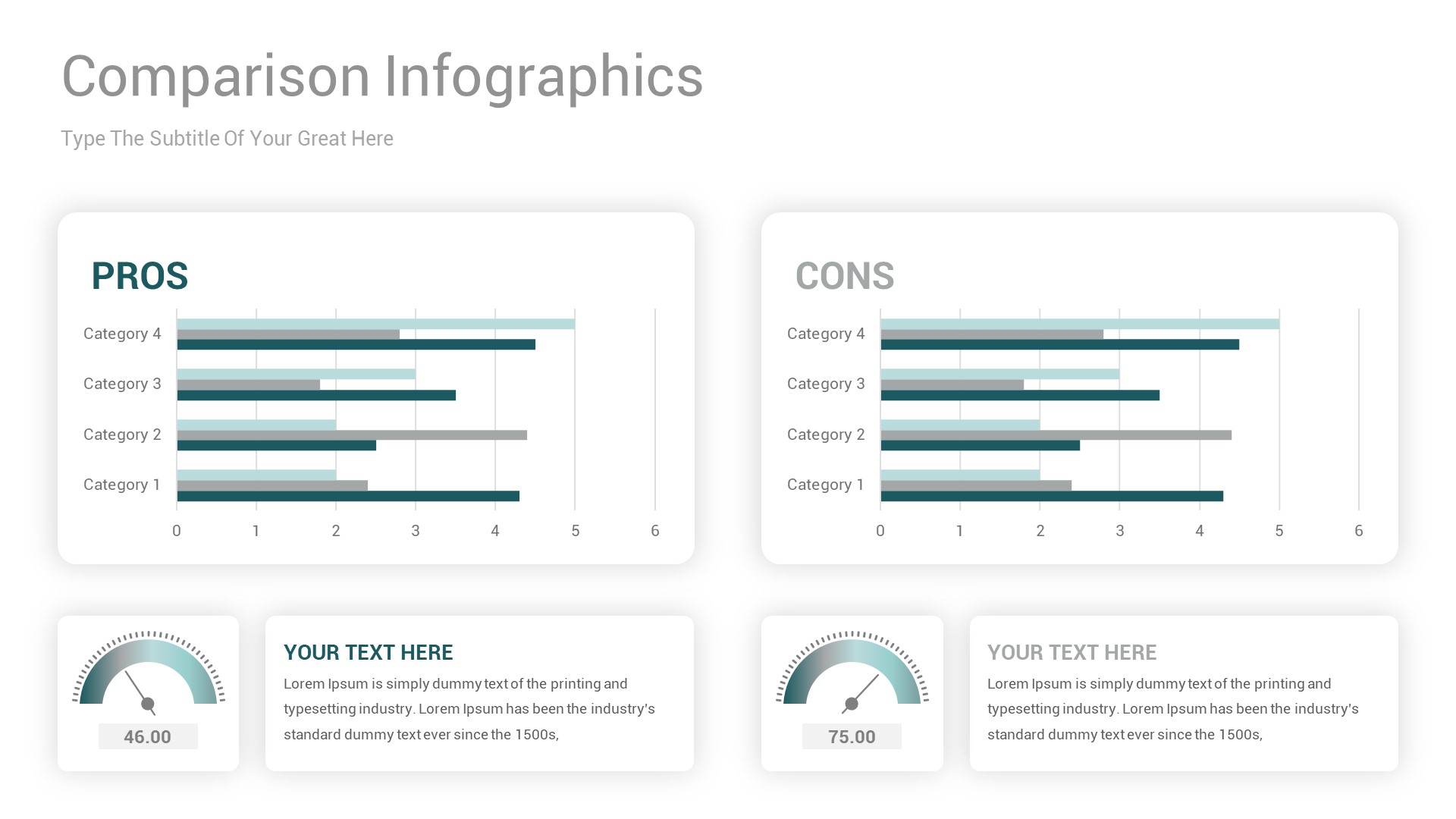 Comparison Chart Google Slides Infographics Template, Presentation