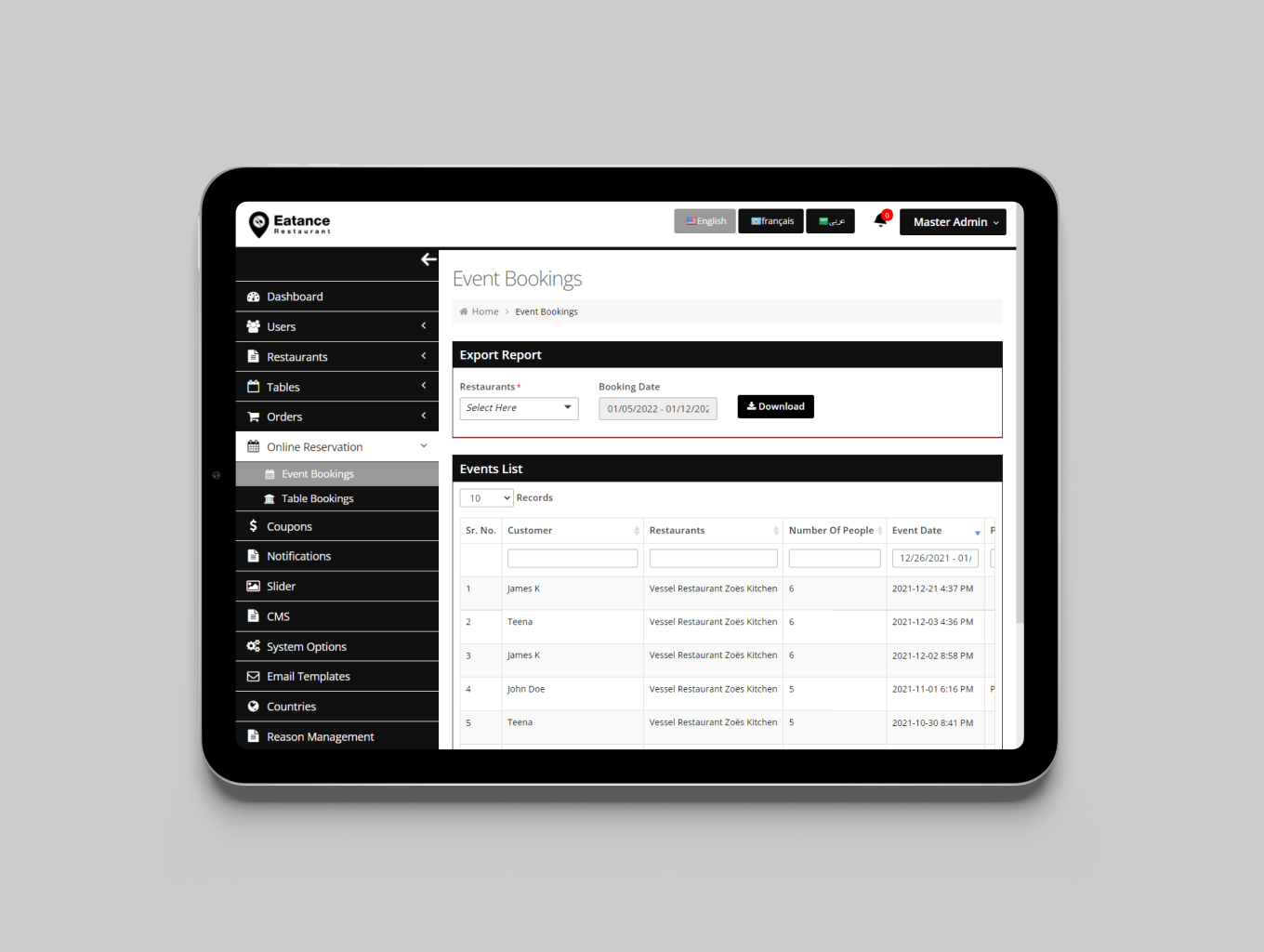 Premium Online Food Delivery & Multi Restaurant APP Featured Rich