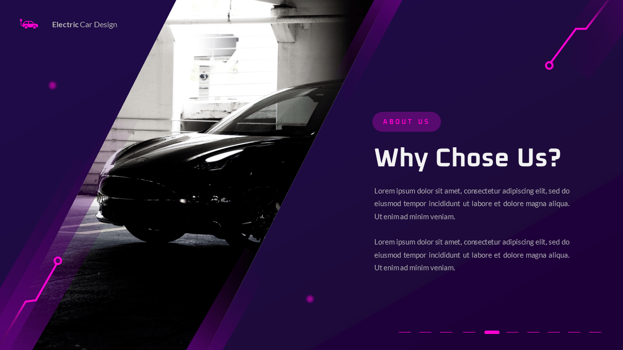 Eltcar Electric Car Google Slides Presentation, Presentation Templates