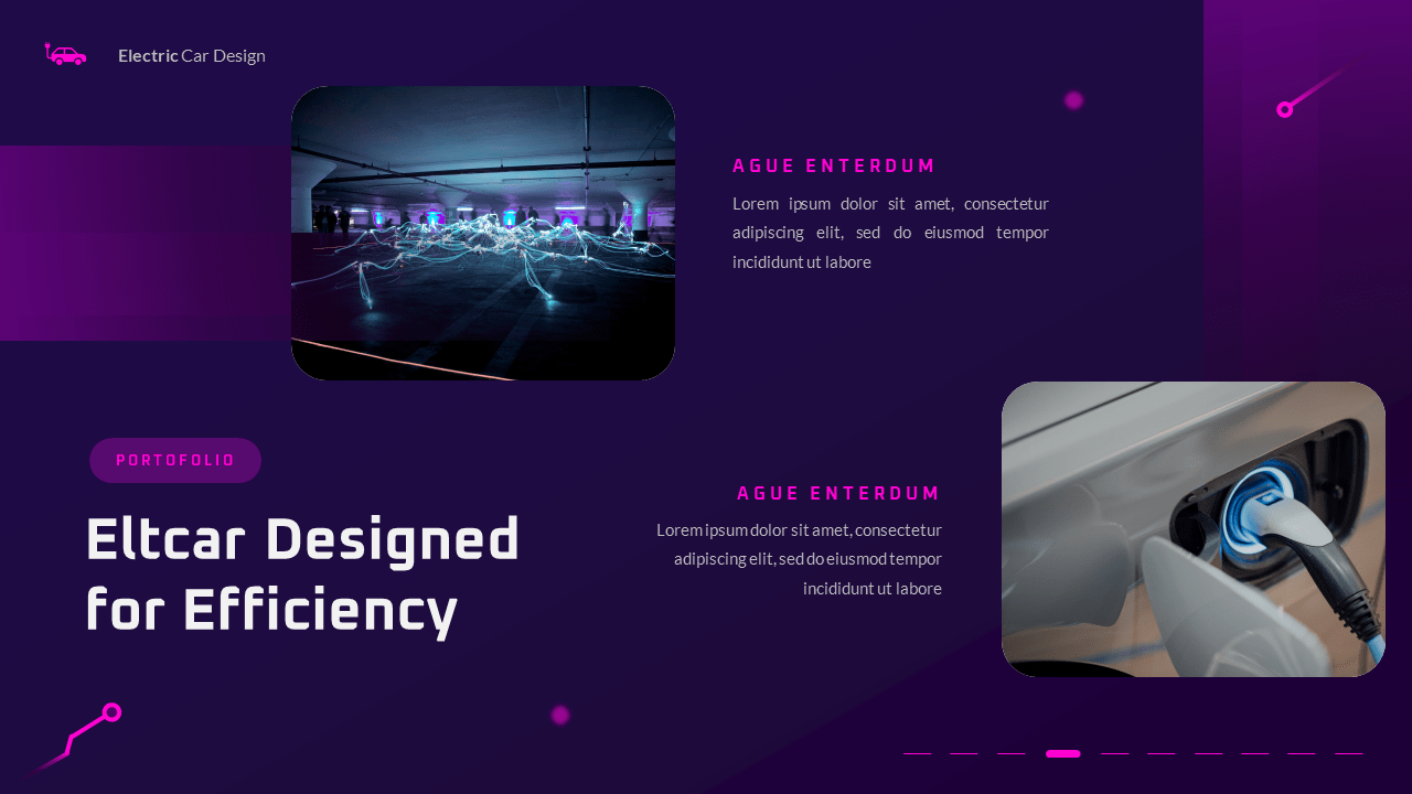 Eltcar Electric Car Google Slides Presentation, Presentation Templates