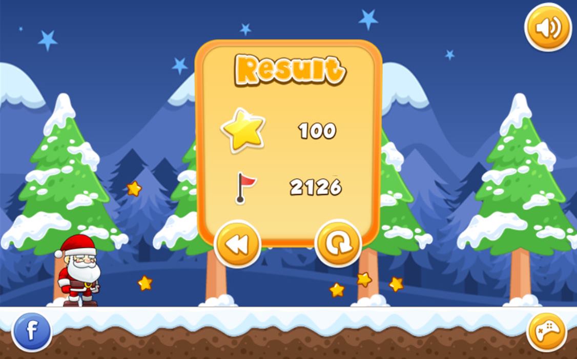 Santa Run and Jump Construct 2/3 Game by Gamecoutz CodeCanyon