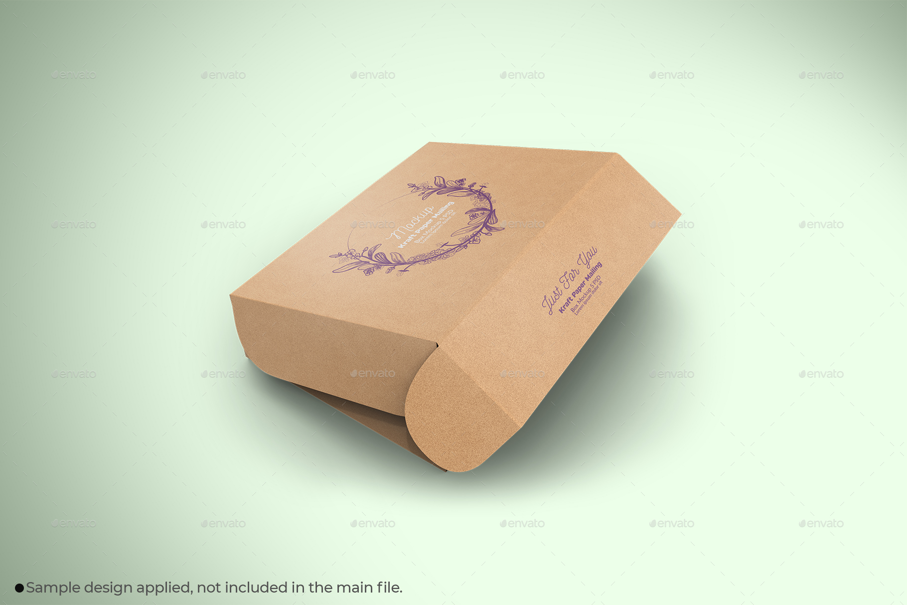 Kraft Paper Mailing Box Packaging Mockup., Graphics GraphicRiver