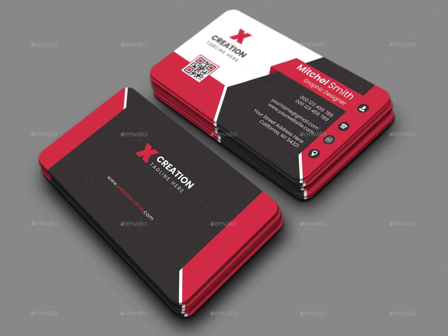 Corporate Business Card, Print Templates GraphicRiver
