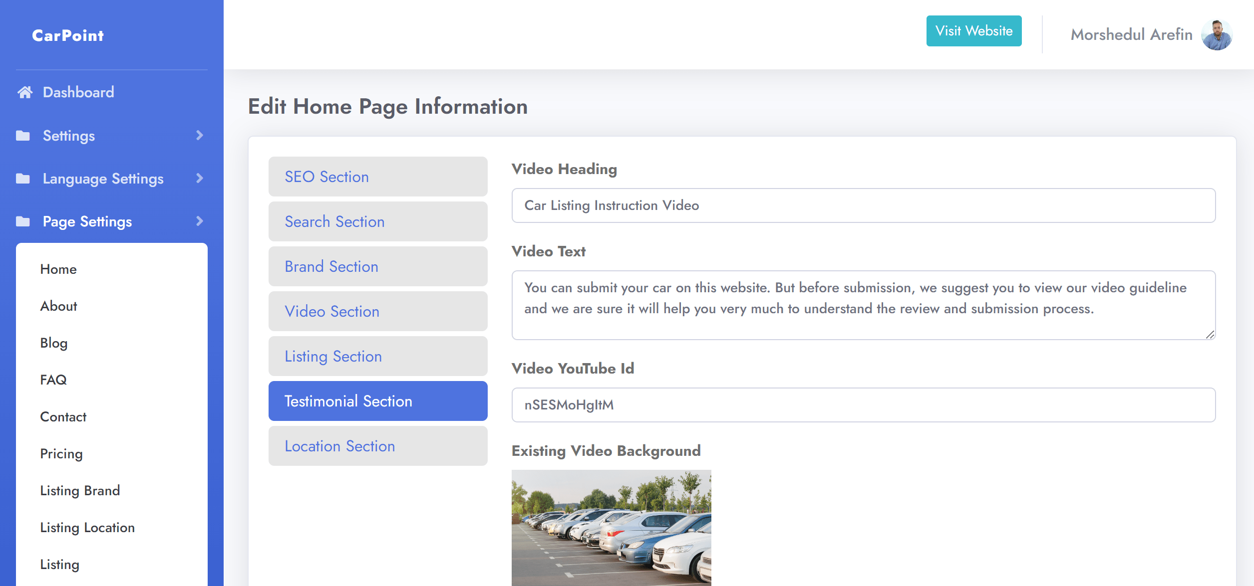 CarPoint Multi Vendor Car Listing Directory by phpscriptpoint