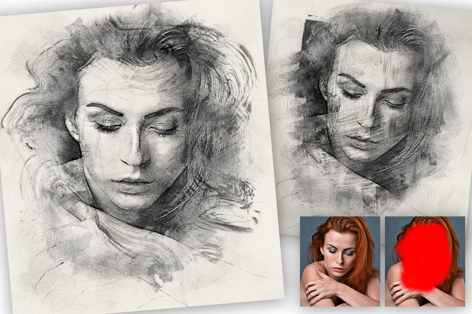 Charcoal Sketch Action, Addons GraphicRiver