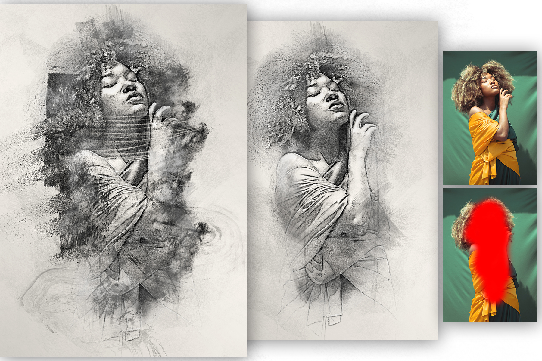 Charcoal Sketch Action, Addons GraphicRiver