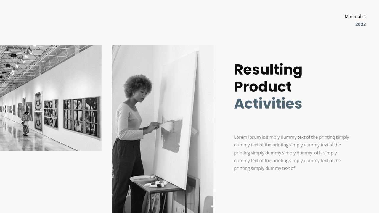 Art Gallery Google Slide Template, Presentation Templates GraphicRiver