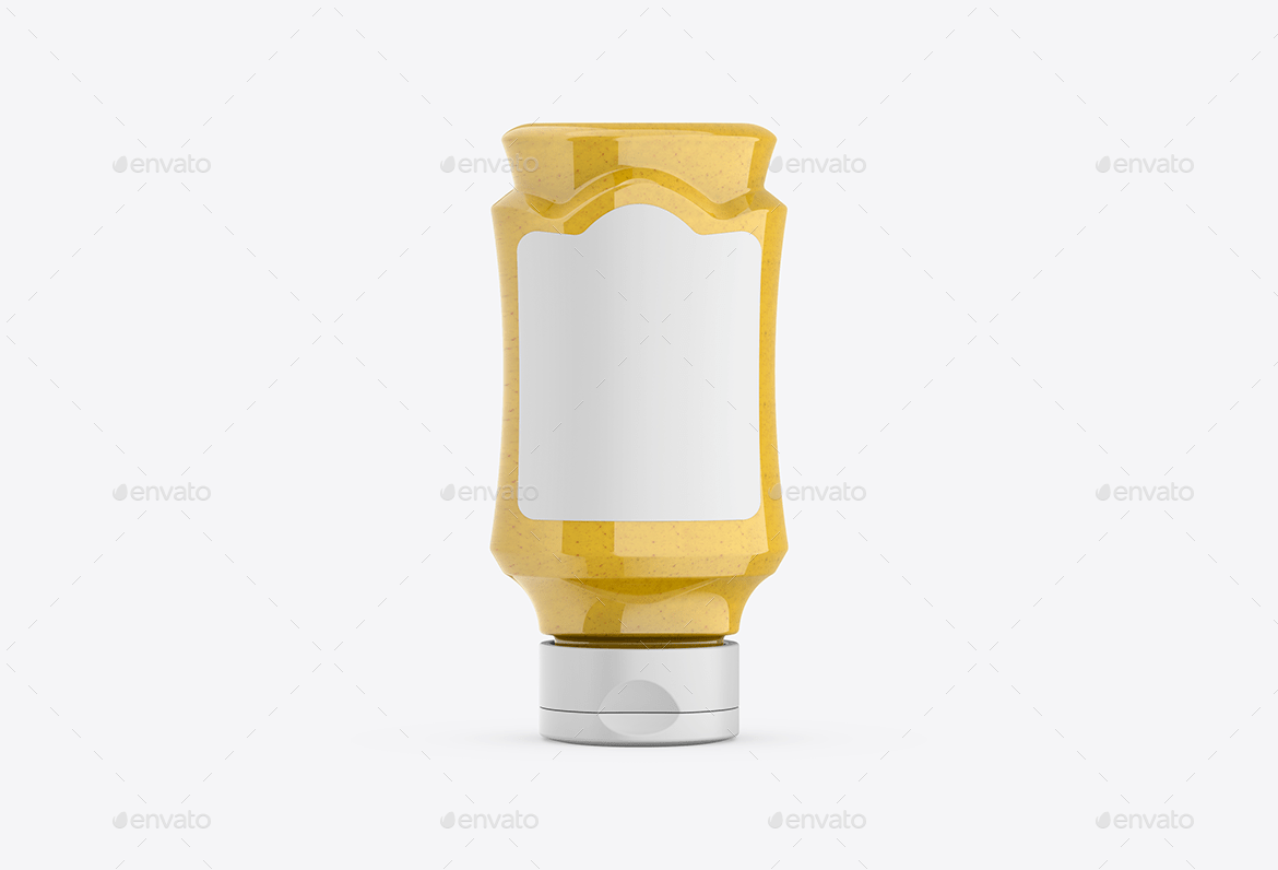 Mustard Bottle Mockup, Graphics GraphicRiver
