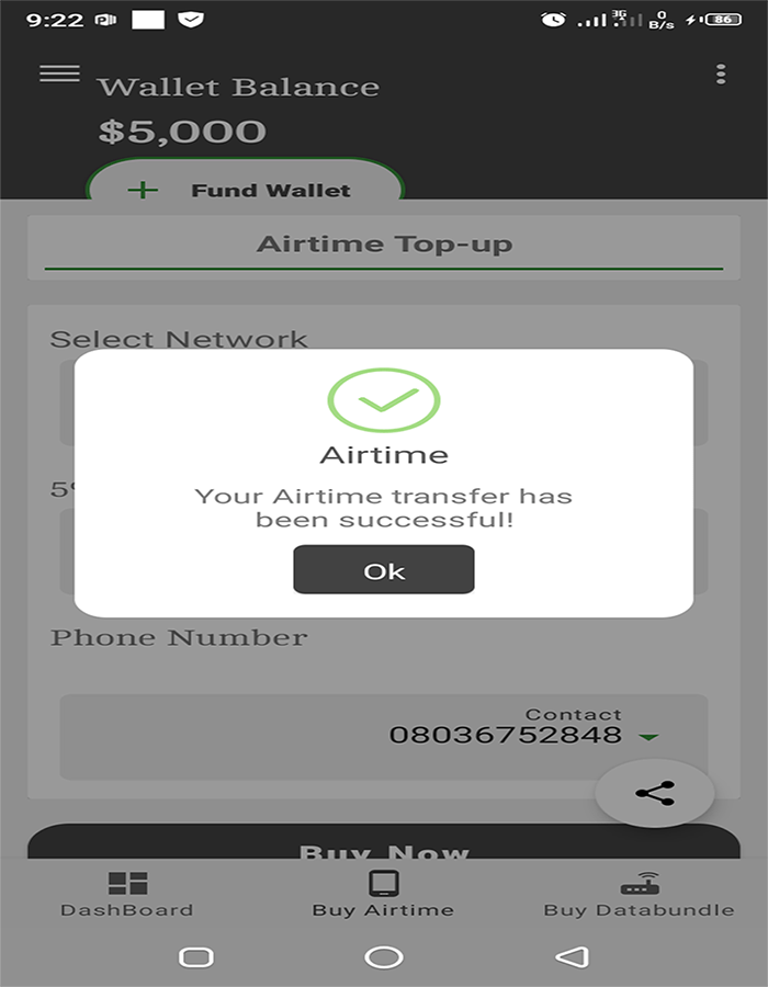 Vtu Android App Template Sell Airtime, Data, Cable Subscriptions