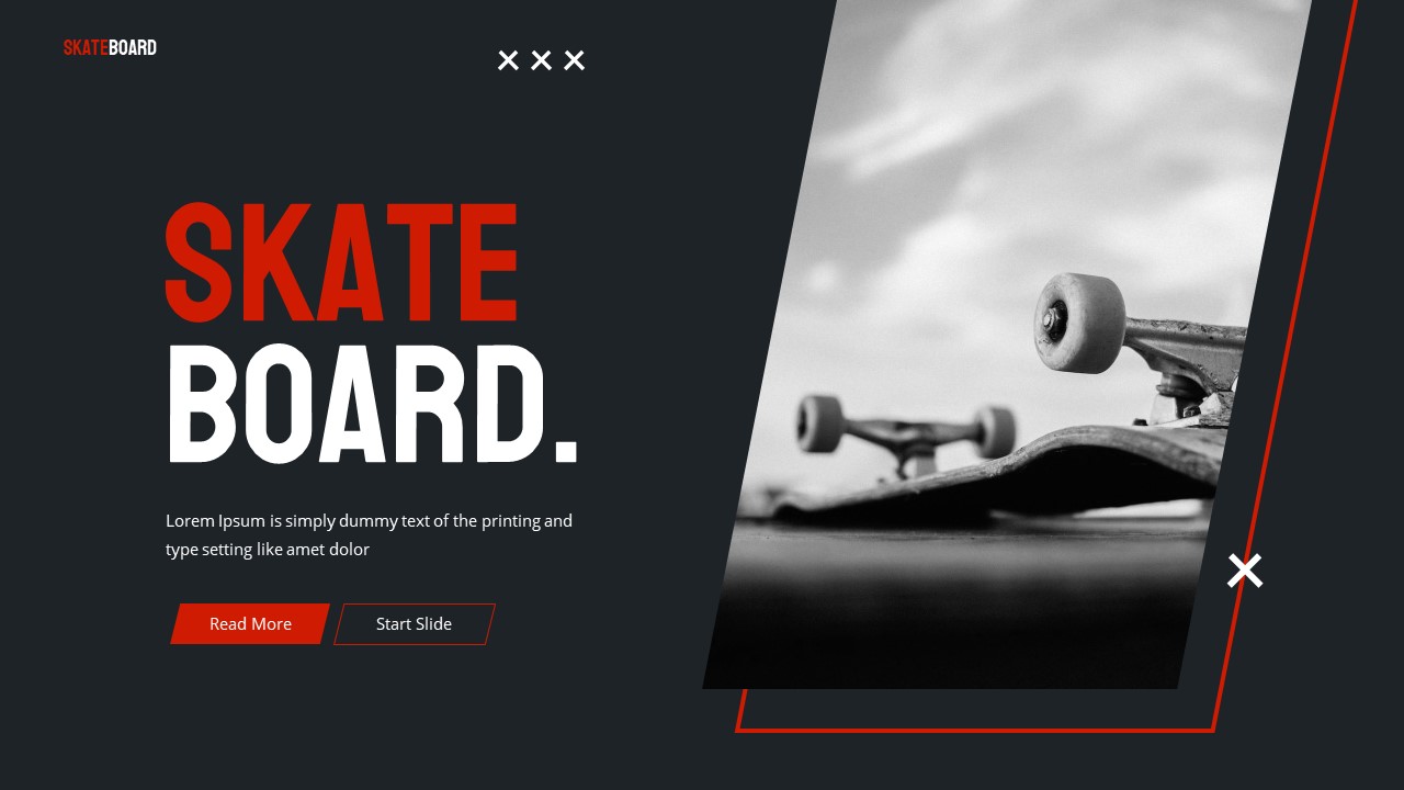 Skateboard Presentation Template, Presentation Templates GraphicRiver