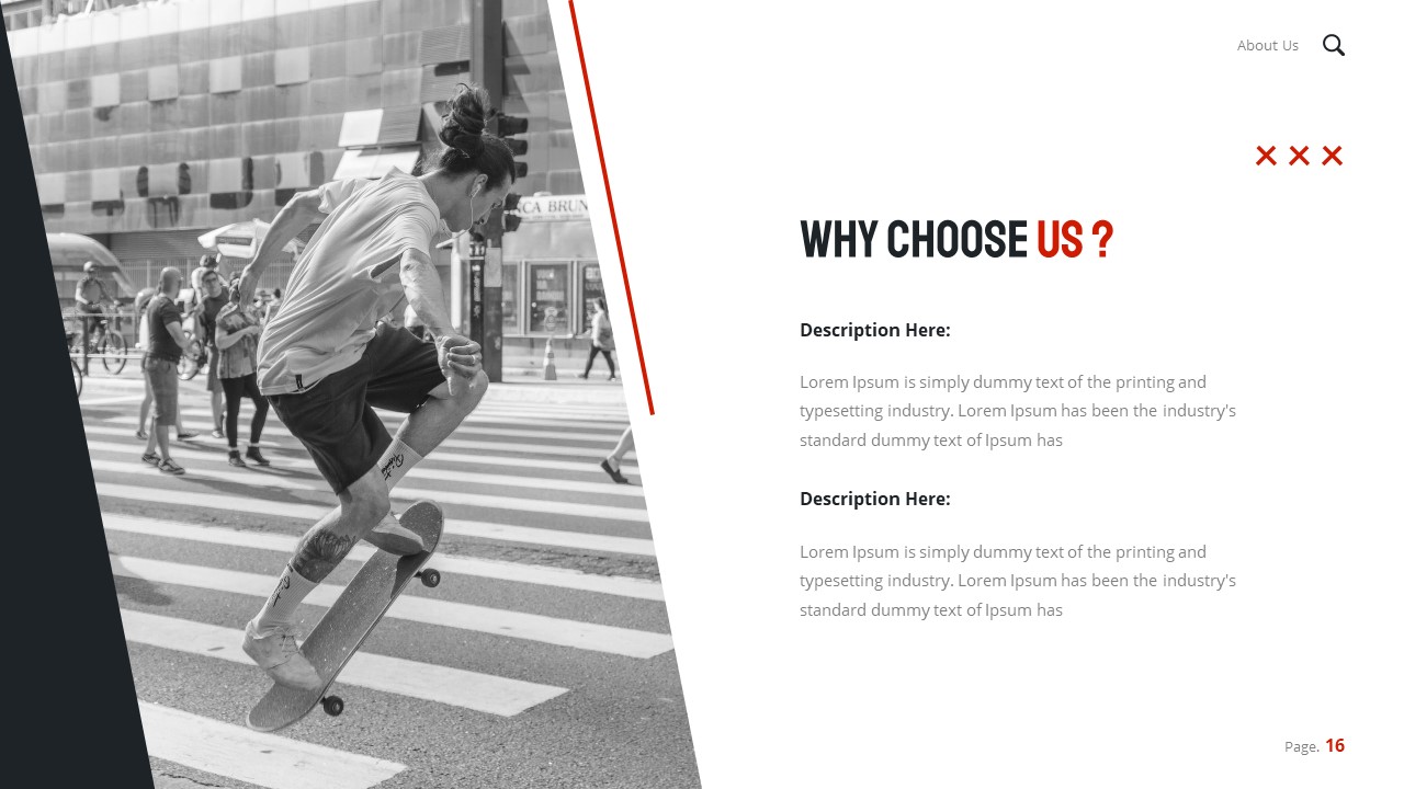 Skateboard Presentation Template, Presentation Templates GraphicRiver