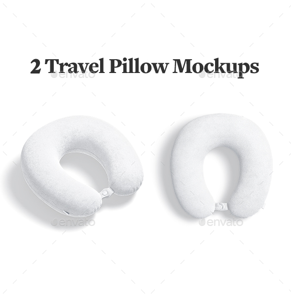 Travel Pillow Mockup, Graphics GraphicRiver