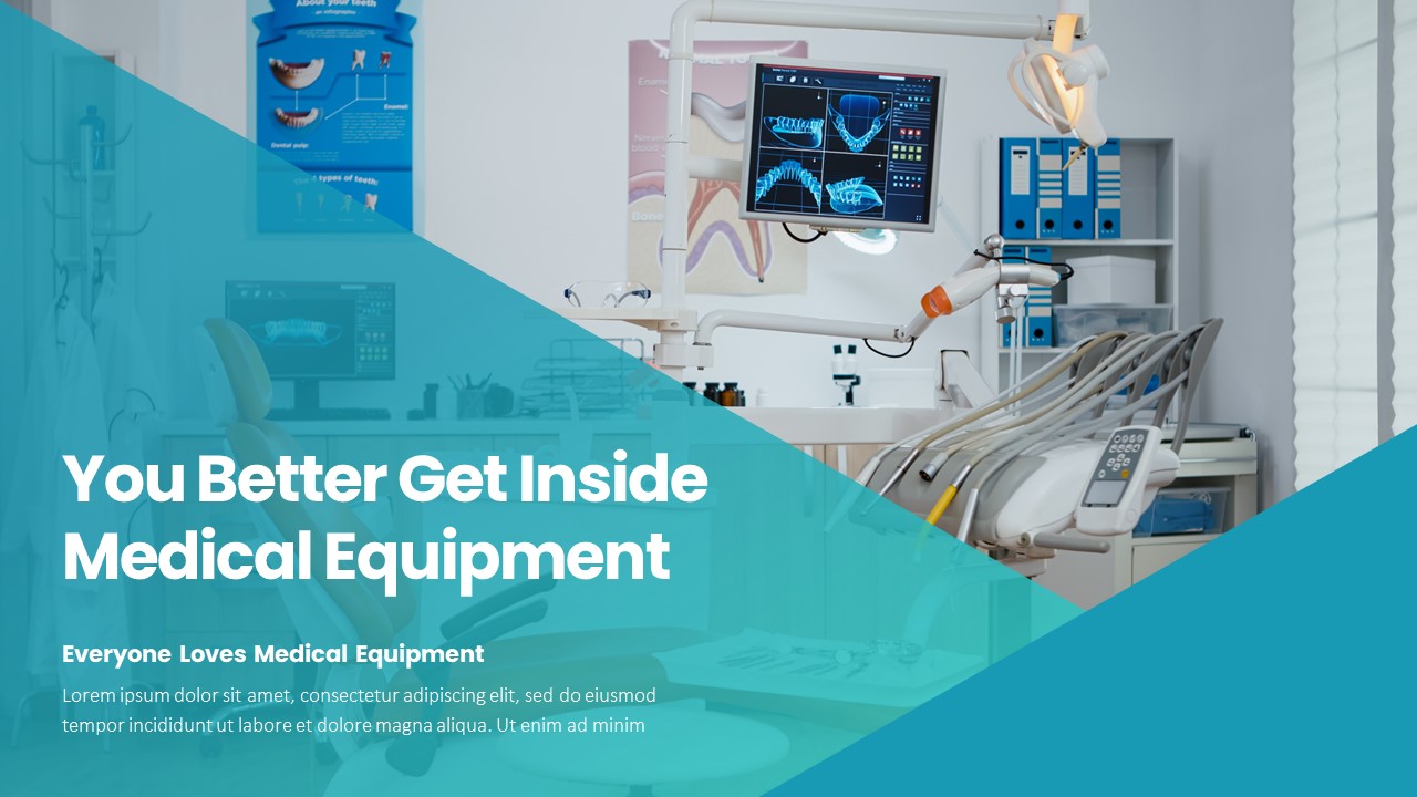 Medical Equipment PowerPoint Template, Presentation Templates
