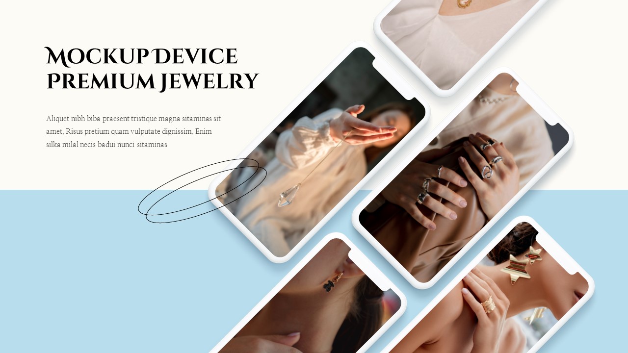 Jewelry PowerPoint Template, Presentation Templates GraphicRiver