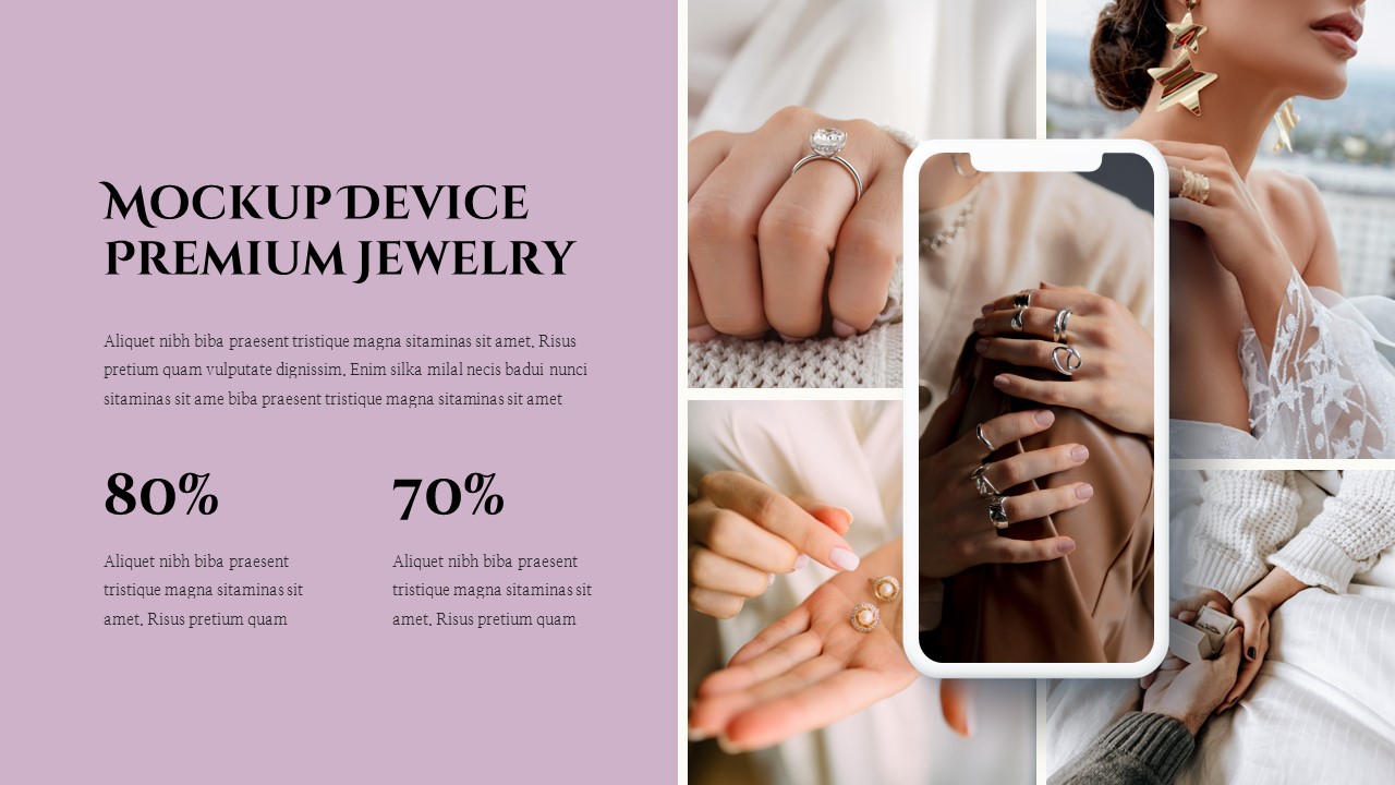 Jewelry PowerPoint Template, Presentation Templates GraphicRiver