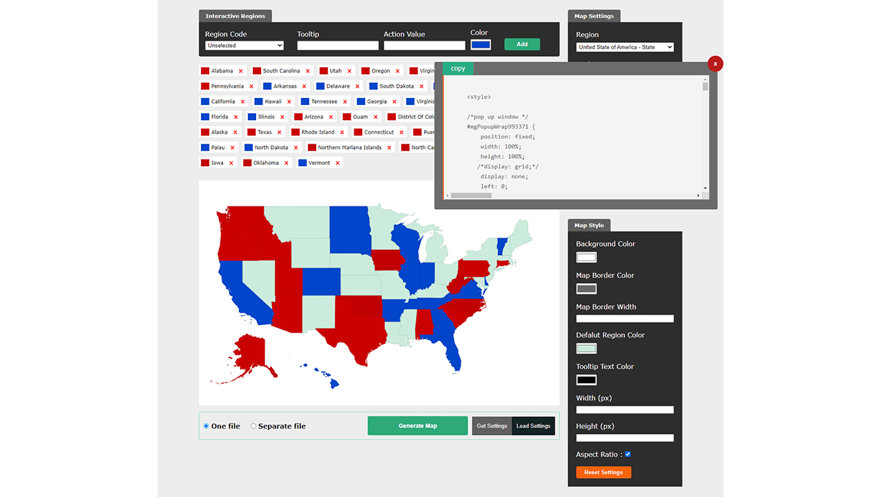Custom Interactive Map Generator by gamehob CodeCanyon