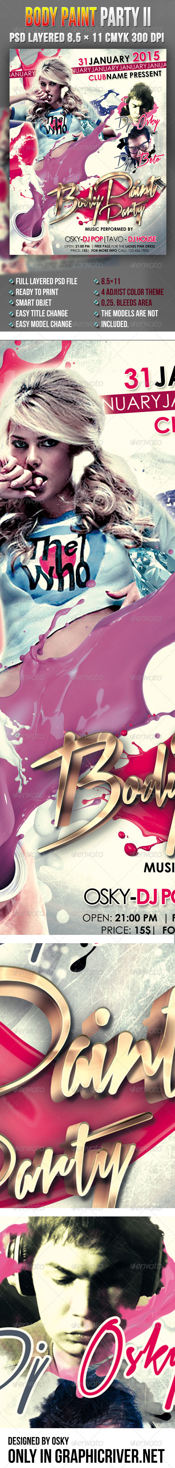 Body Paint Party II by osky GraphicRiver