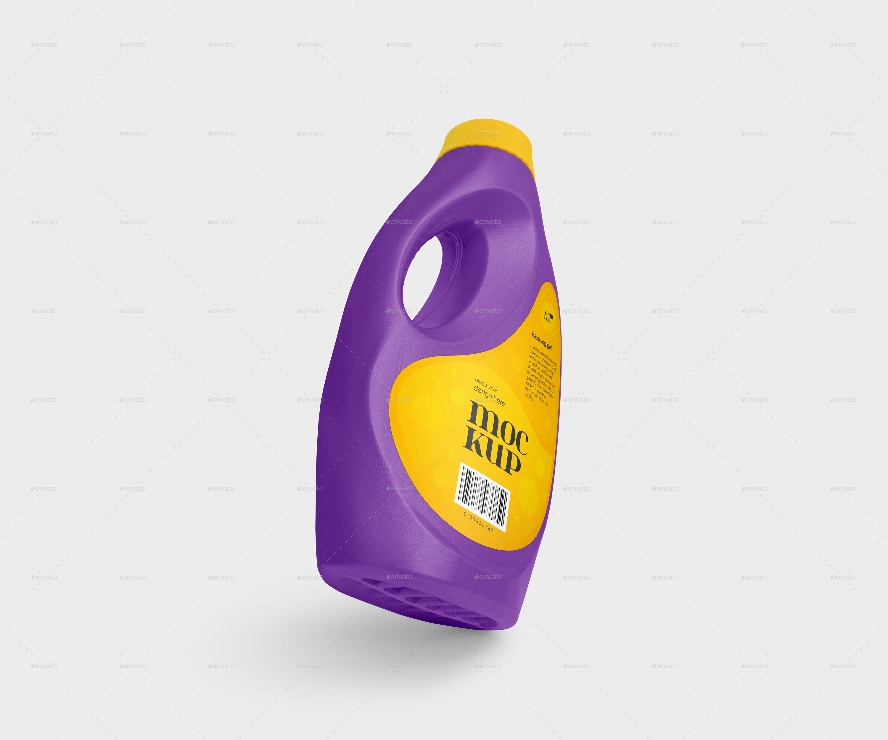 Liquid Detergent Bottle Mockup Set, Graphics GraphicRiver