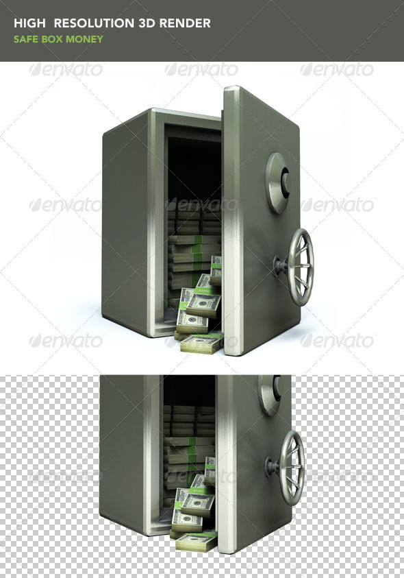 Safe Box Money by makou GraphicRiver