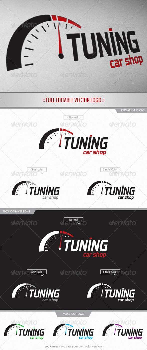 Tuning Car Shop Logo by abdieldiaz GraphicRiver