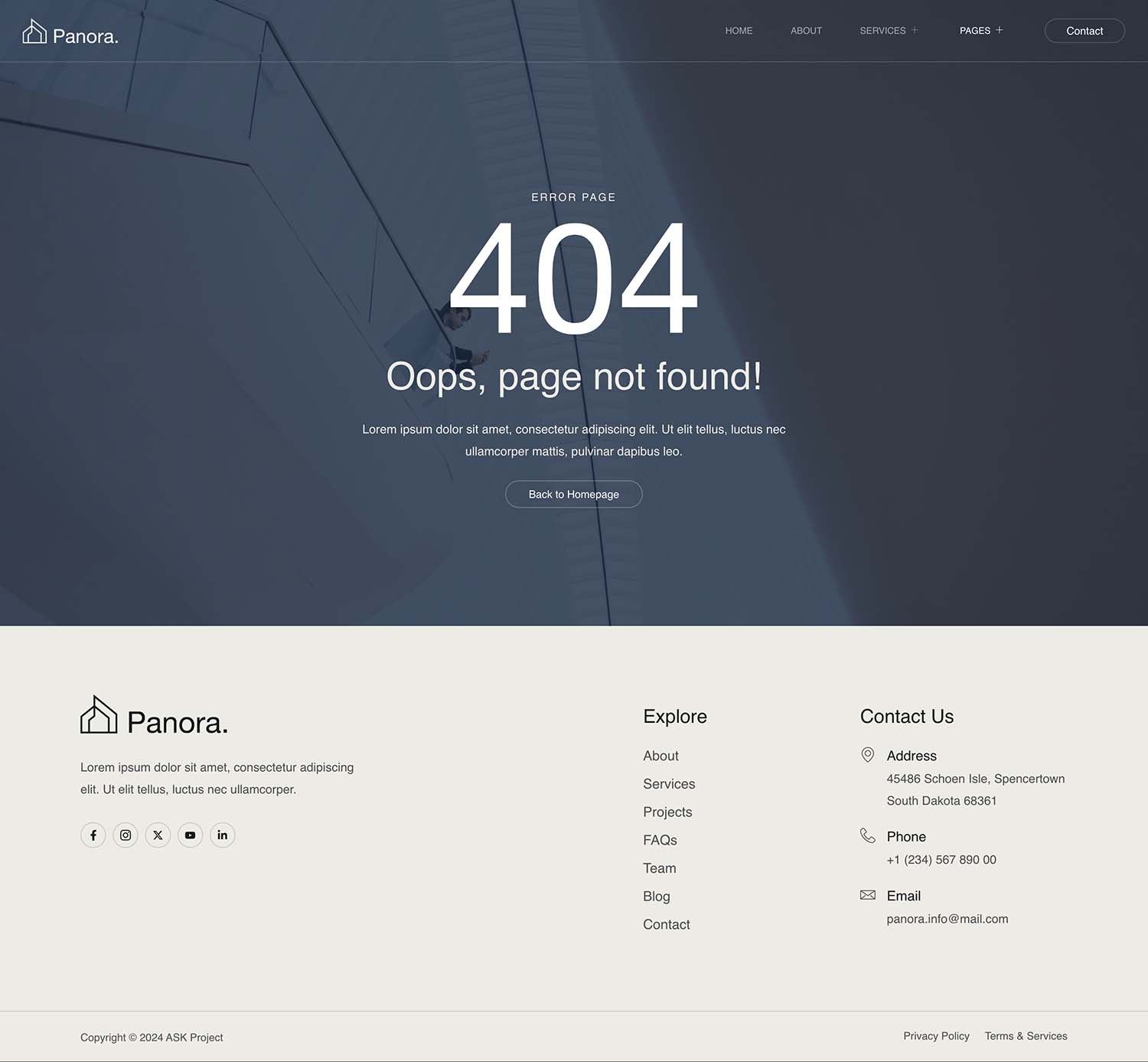 Panora Real Estate & Property Elementor Template Kit by askproject