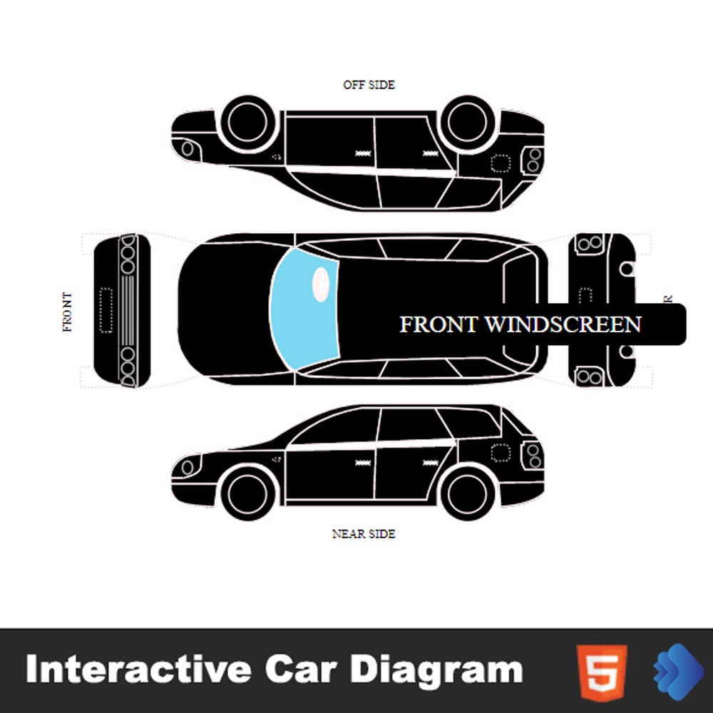 Interactive Car Diagram by freelancertajulrasel | CodeCanyon