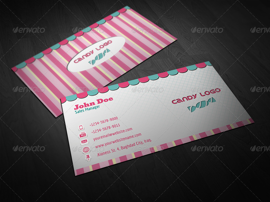 Candy Business Card by OWPictures GraphicRiver