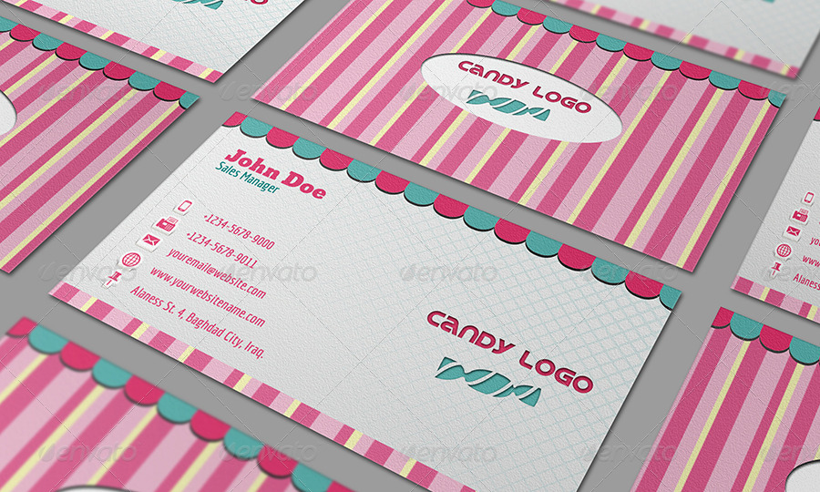 Candy Business Card by OWPictures GraphicRiver