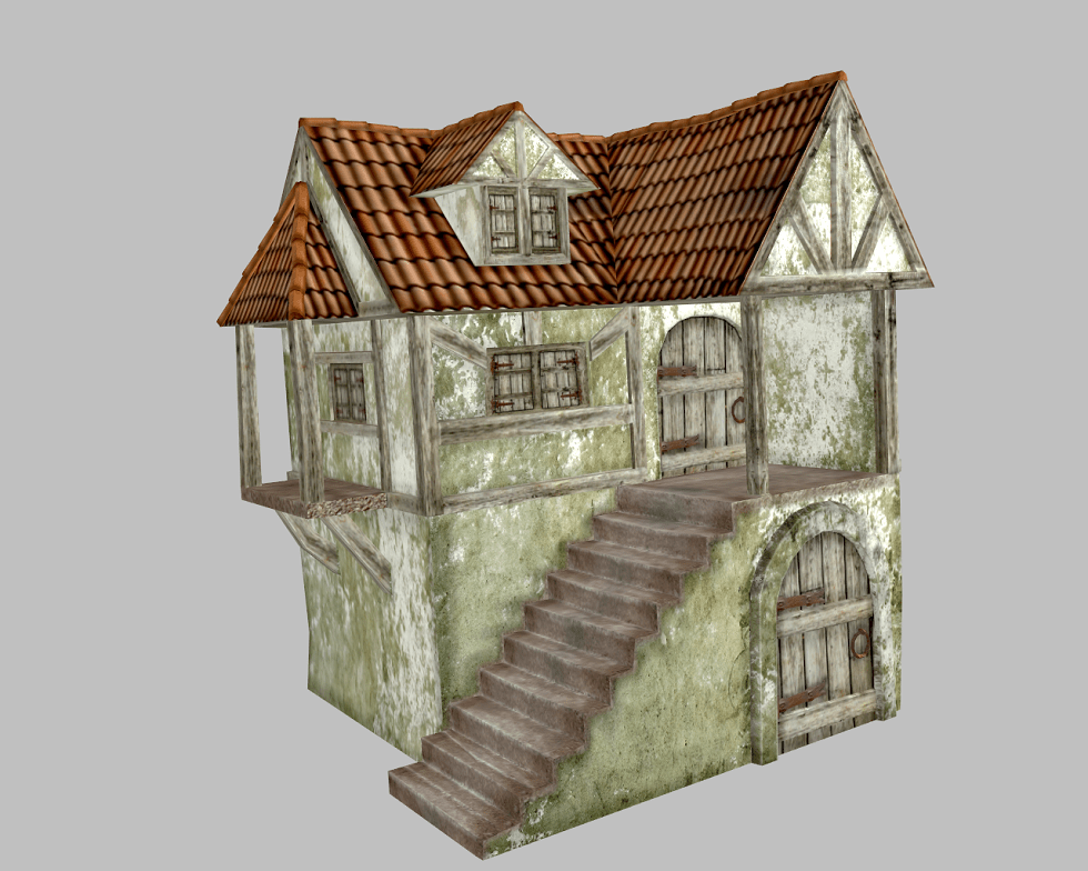 Minecraft House Exterior Kelas Baca c