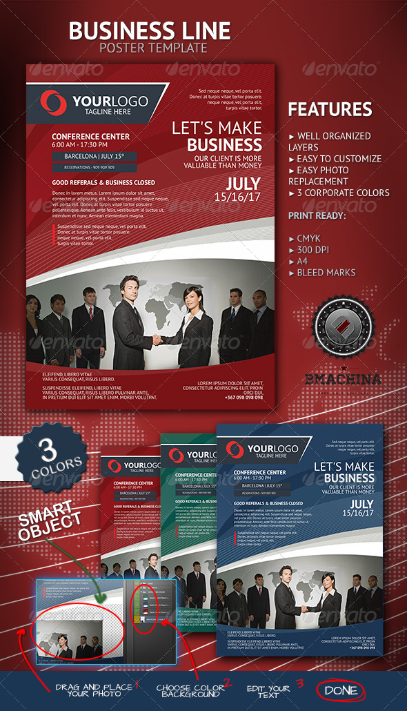 Let's Make Business Poster Template by BMachina
