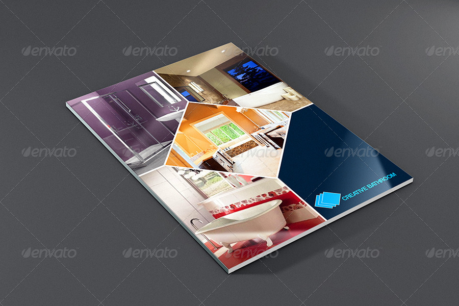 Creative Bathroom Catalog Template by aykutkorkut GraphicRiver
