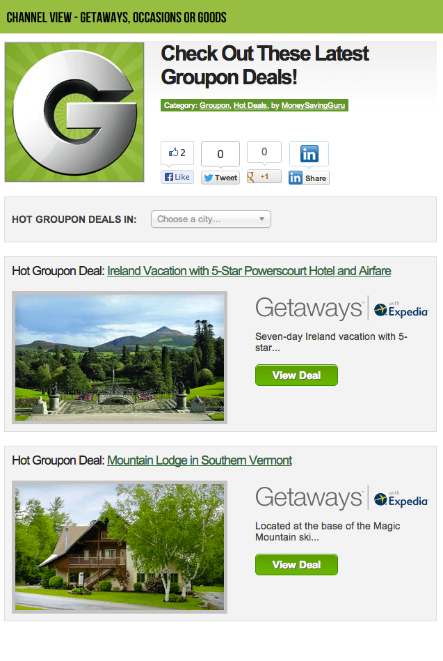 Groupon Deals Referral Kit by mitdralla CodeCanyon
