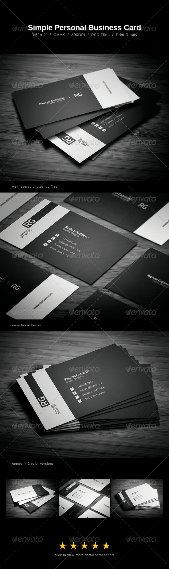 Business Cards For Personal Use