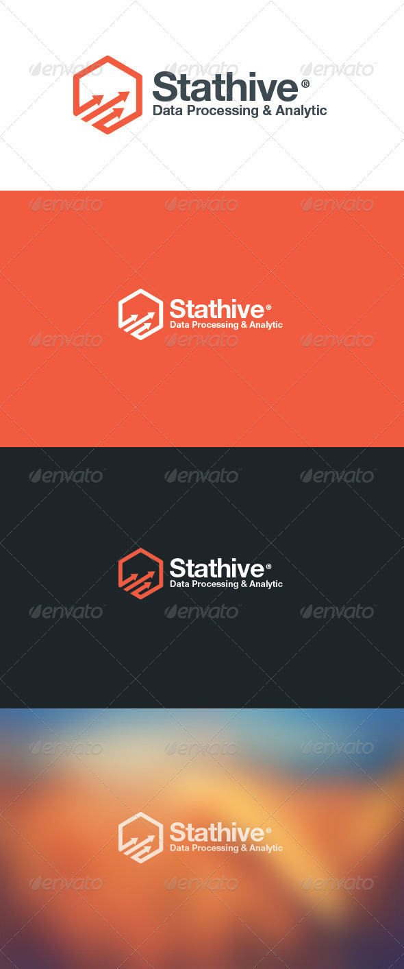 Stat Hive Data Analytic Logo By Disenggol Modot Graphicriver