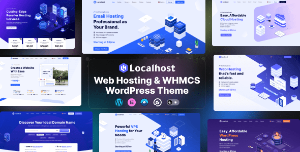 Localhost – Web Hosting & WHMCS WordPress Theme