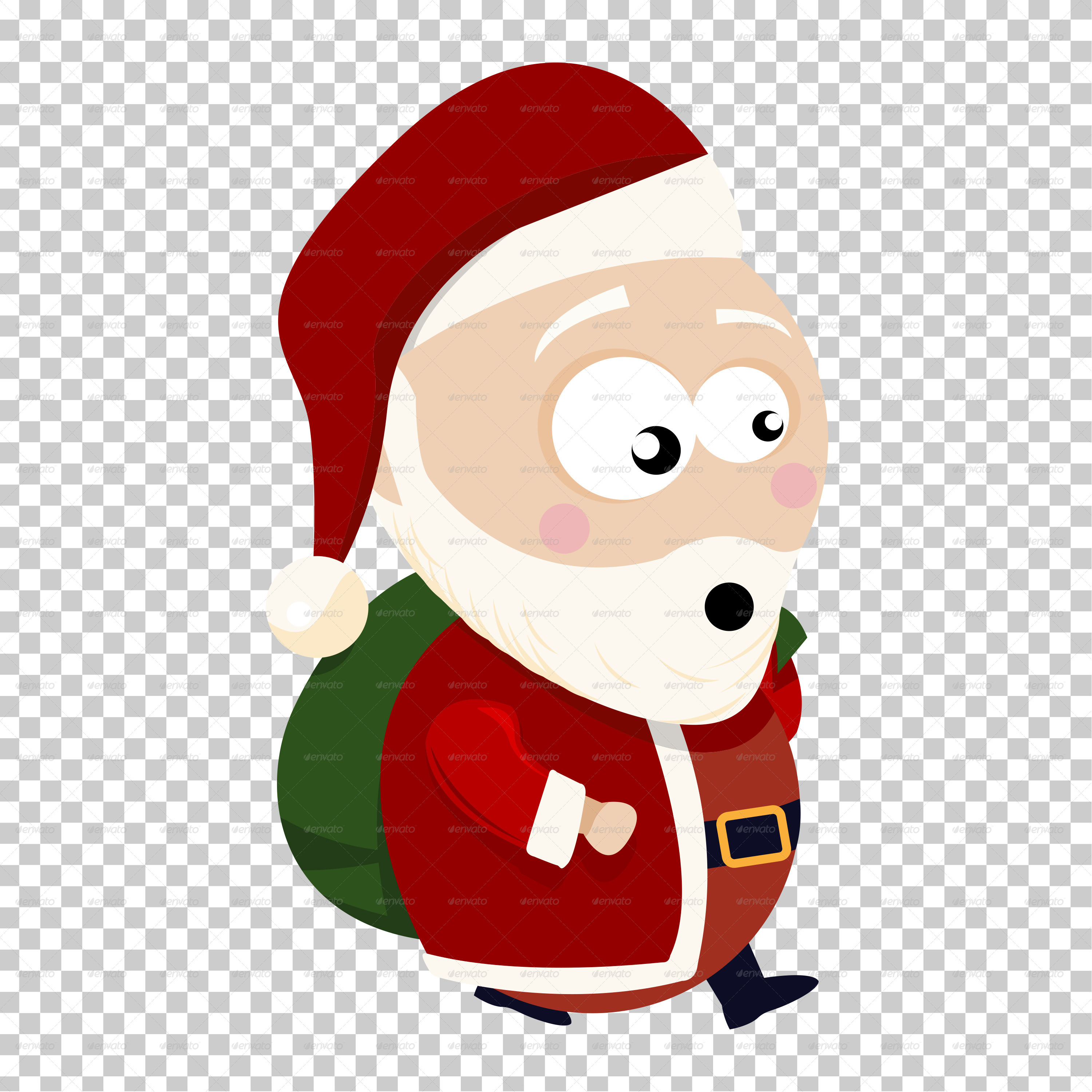 Christmas Cartoon Characters by emirsimsek GraphicRiver