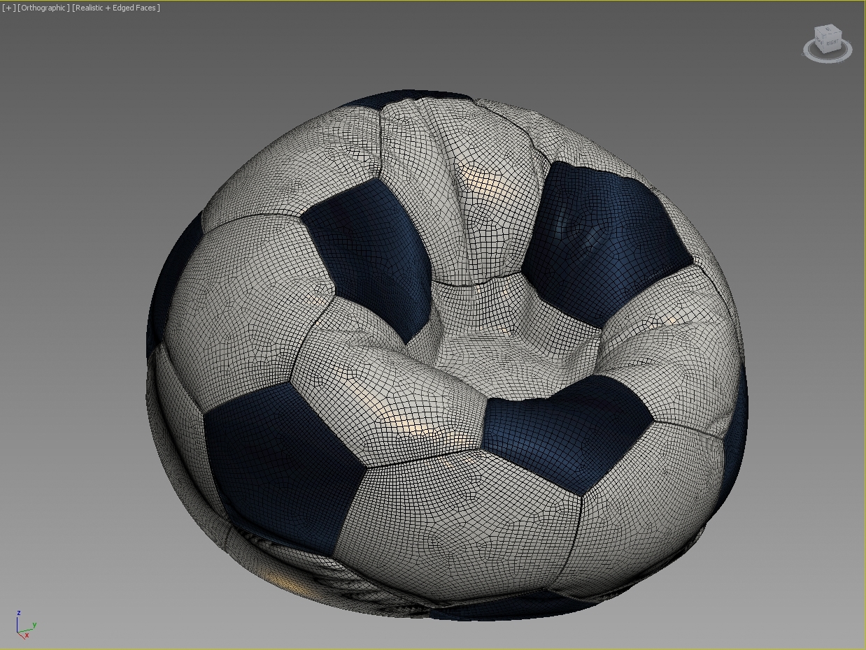 Armchair football by Sergio_Tyurin 3DOcean