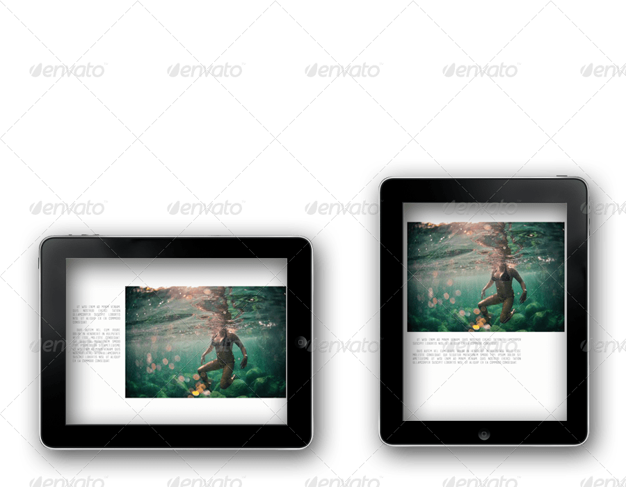 iPad & Tablet Photographer Portfolio by crew55design GraphicRiver