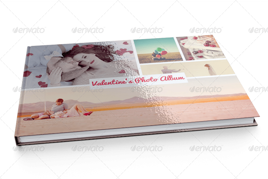 Valentines Photo Album by crew55design GraphicRiver