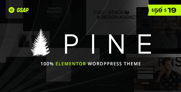 Pine – Elementor Creative Agency & Portfolio WordPress Theme