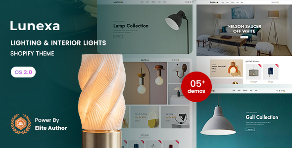 Lunexa – Lighting & Interior Lights Shopify 2.0 Theme