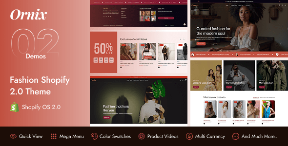 Ornix – Fashion Shopify 2.0 Theme
