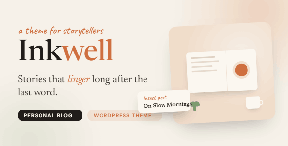 Inkwell – Personal Blog WordPress Theme